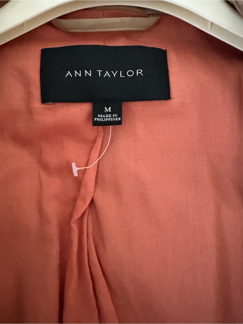 Ann Taylor Tan Trench Coat - Picture 4 of 6